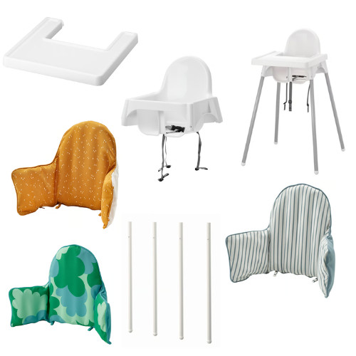 Ikea antilop high chair with - chair,