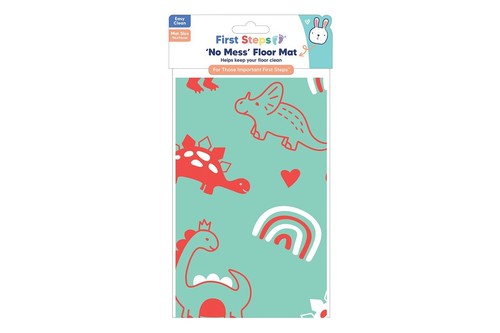 Wipeable mess floor mat - wipeable,