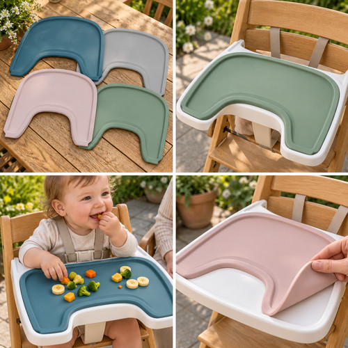 Silicone high chair - high, mat