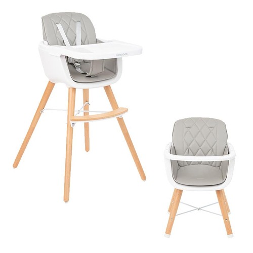 Kikka boo highchair - highchair, woody